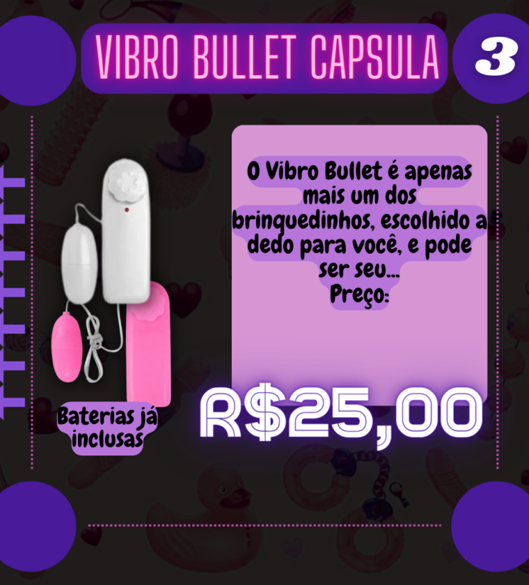 Vibrador Bullet Capsula