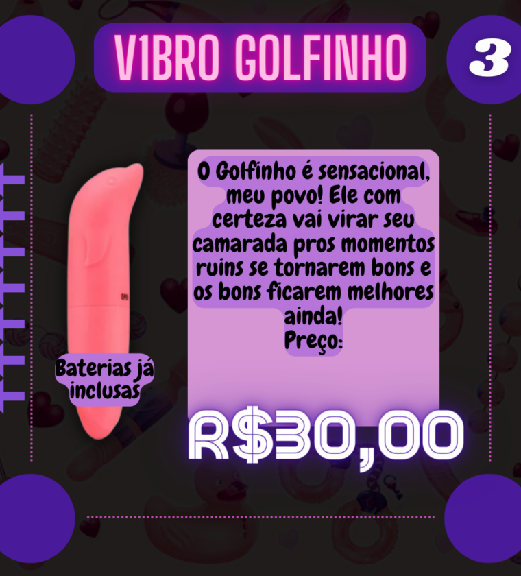 Vibrador Golfinho