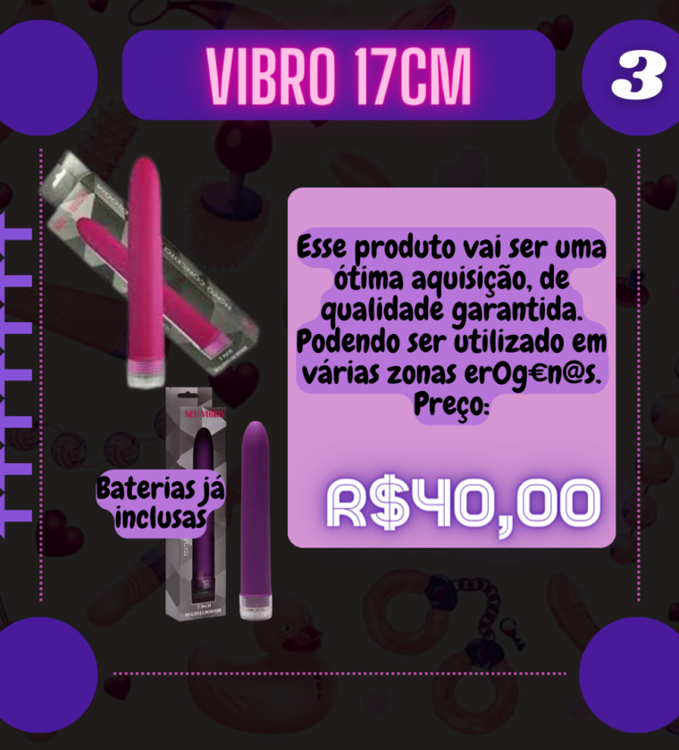 Vibrador 17cm