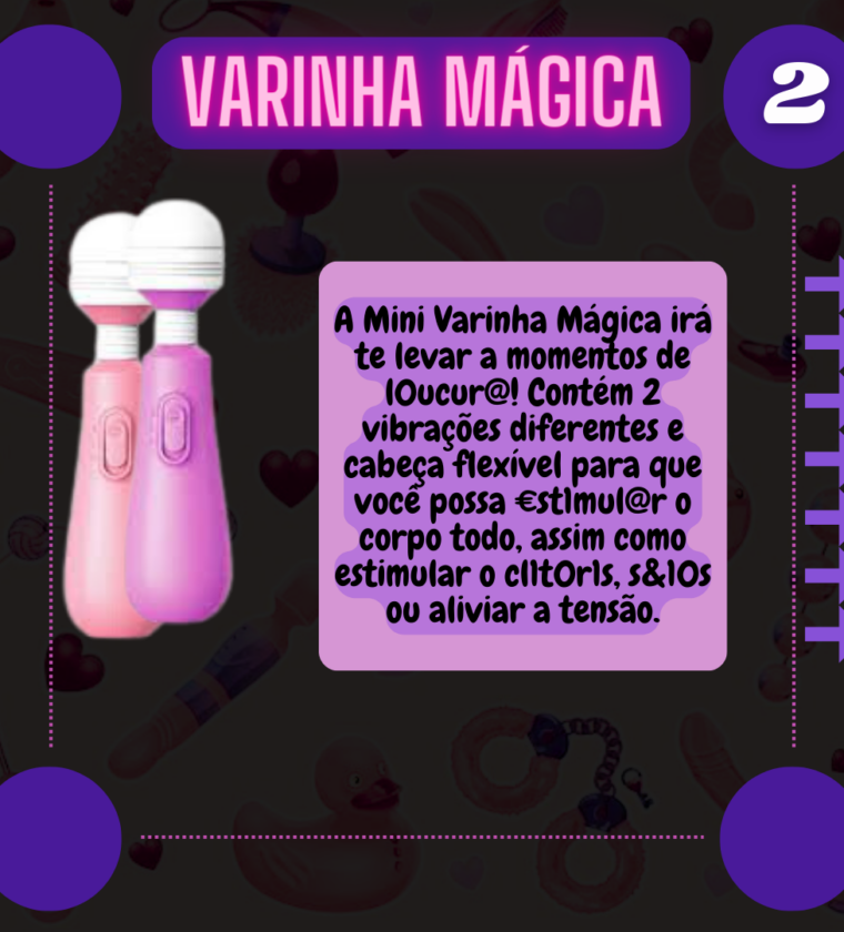 Vibrador Varinha Mágica