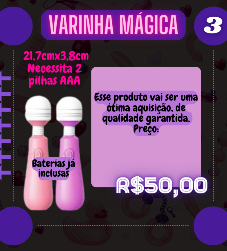 Vibrador Varinha Mágica